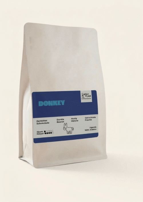 UGANDA DONKEY FLAIR KAFFEERÖSTEREI KAFFEETÜTE RÖSTFLAIR