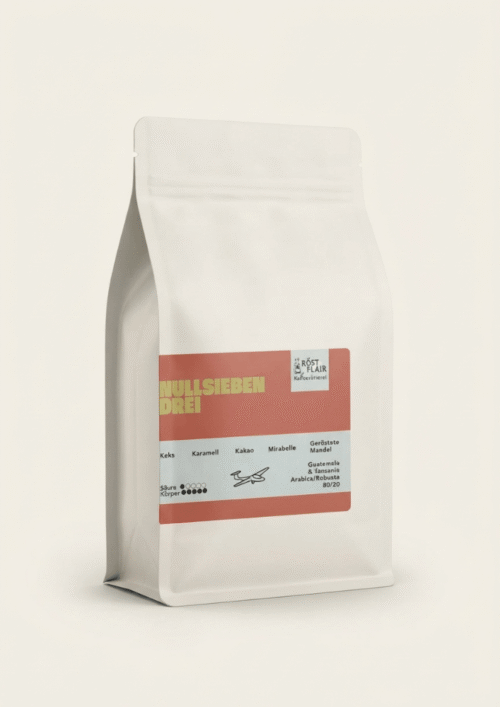 NULLSIEBENDREI FLAIR KAFFEETÜTE RÖSTFLAIR KAFFEERÖSTEREI